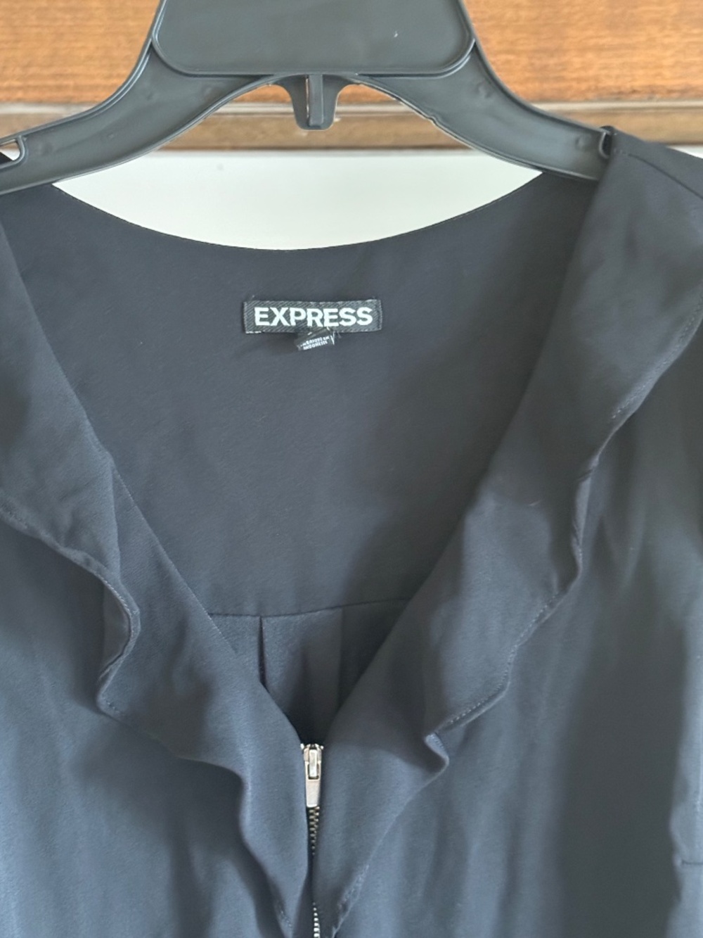 Express Women's Black Playsuit-Romper - Size 6 - Picture 4 of 5